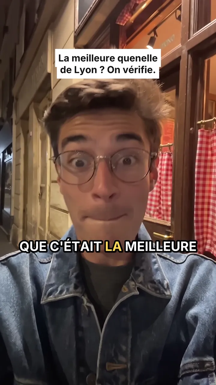 Restaurant : test d’une quenelle à Lyon, 21 s.