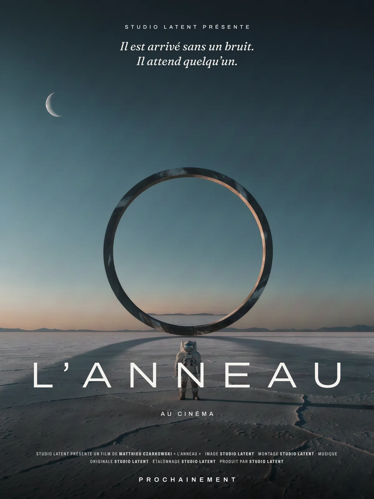 Affiche de film : « L’Anneau », science-fiction.