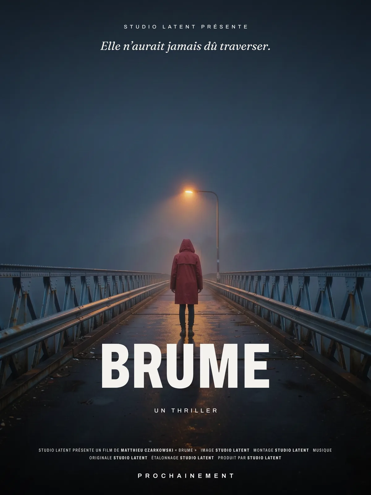 Affiche de film : « Brume », thriller.