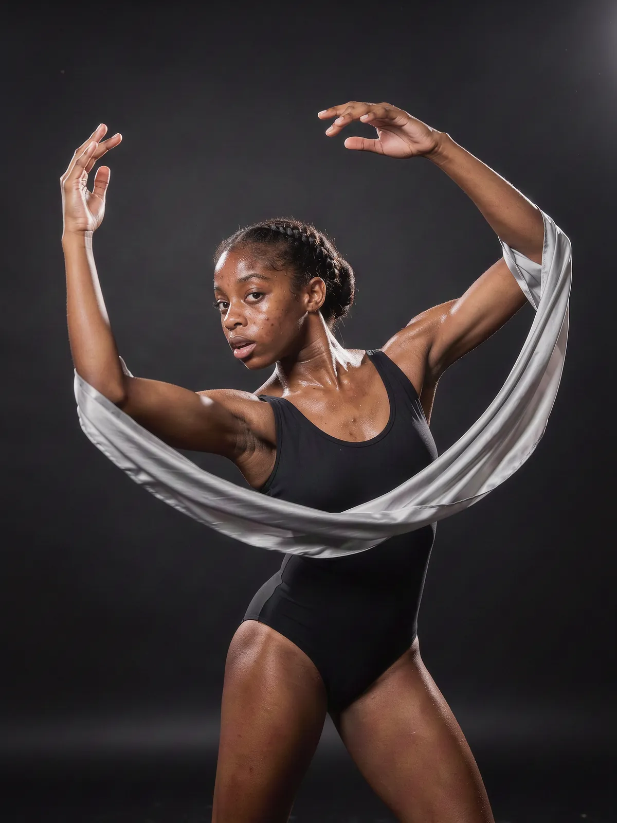 Danseuse en studio.