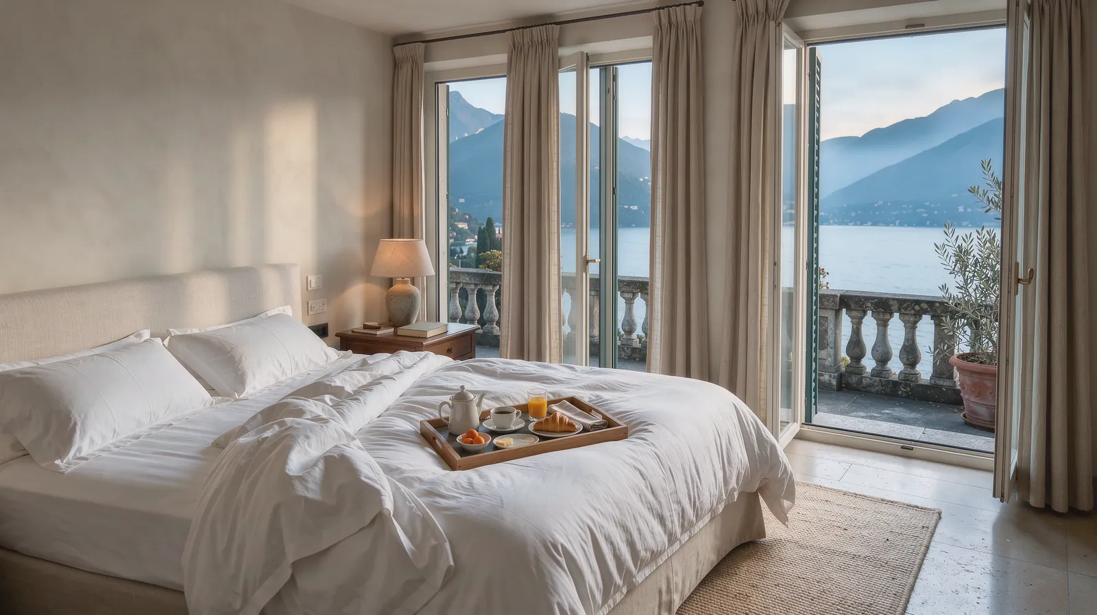 Hôtellerie : une suite sur le lac de Côme.