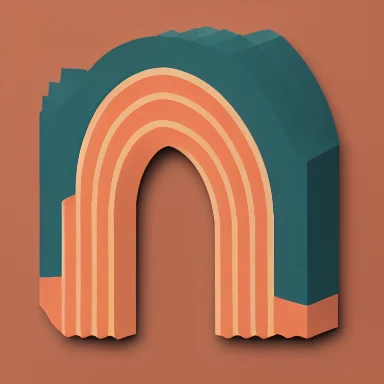RELIEF · pont à trois arches, style « papier sculpté » appris.