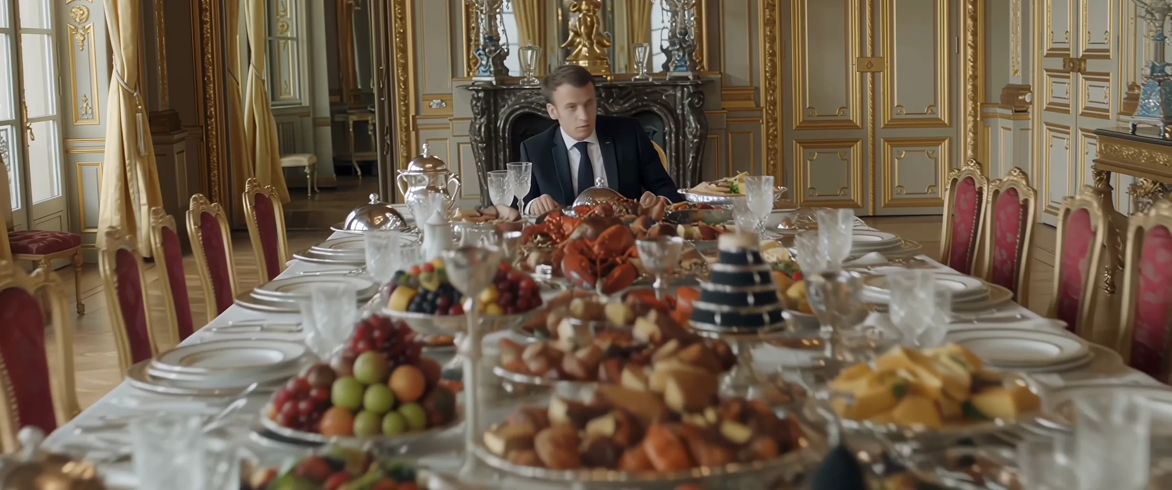 Épisode 1 : le dîner d’État, en 2.39.