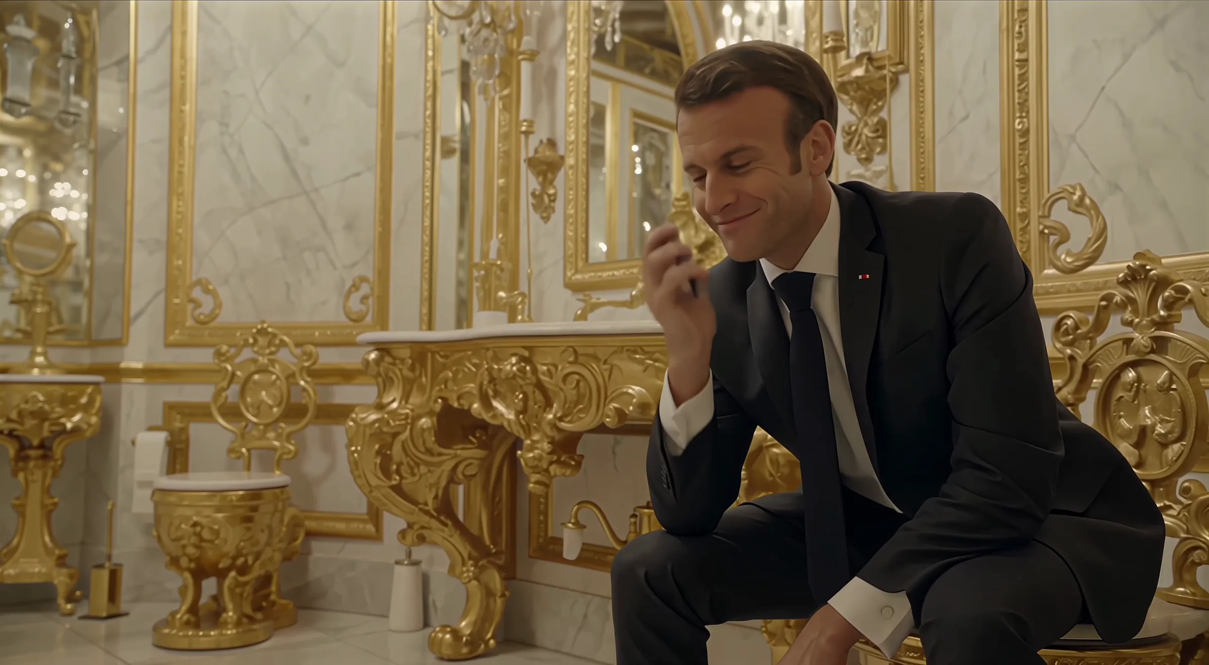 Le salon doré.