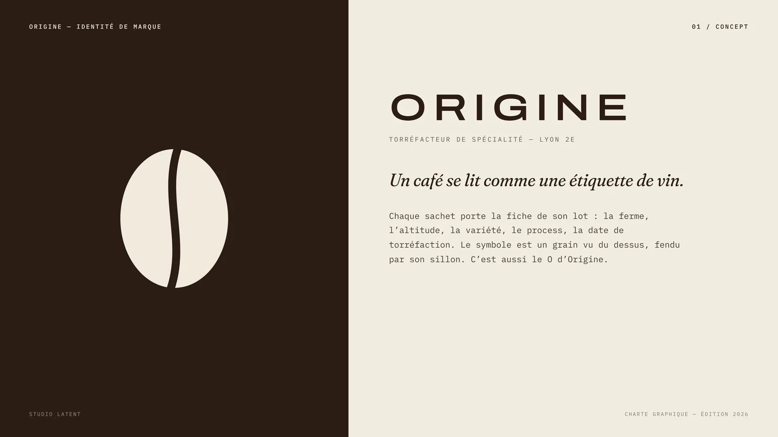 Charte 01 : le symbole et le concept.